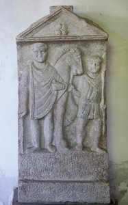 Stele, Valerio Alucenzio, Stone, 3rd Century by Unbekannt