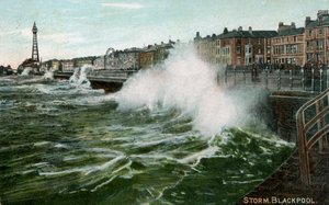 Storm, Blackpool, Lancashire