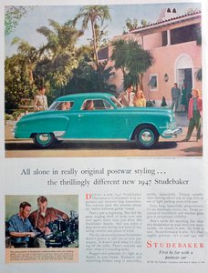 Studebaker Car Advert