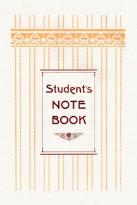 Students Note Book, 1917 by Unbekannt