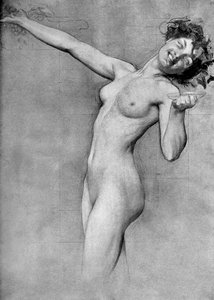 Study for The Vintage Morn, by Herbert James Draper