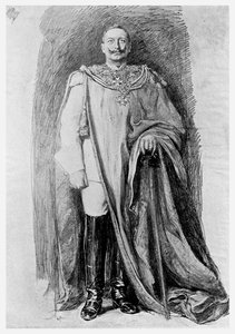 Study for the Enamel Portrait of Emperor Wilhelm II of Germany by Unbekannt