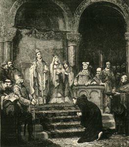 Submission of Henry IV. At Canossa, 1077, 1890