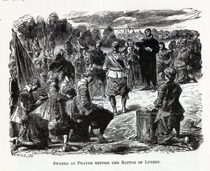 Swedes at Prayer before the Battle of Lützen, 1882