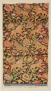 Tapestry with Golden Lions and Palmettes by Unbekannt