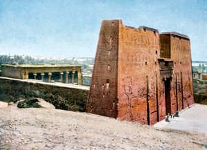 Temple of Horus, Edfu, Egypt by Unbekannt