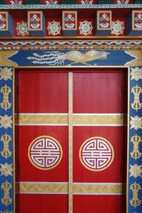 Temple of the Thousand Buddhas, Dashang Kagyu Ling Congregation, Pagoda Door, La Boulaye