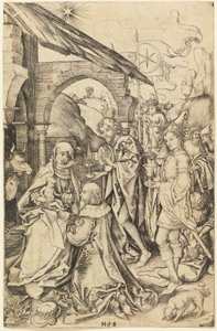 The Adoration of the Magi by Unbekannt