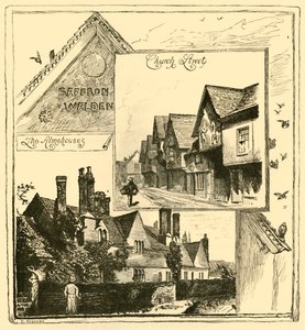 The Almshouses, Audley End, and Church Street, Saffron Walden