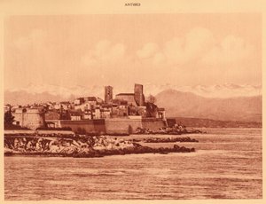The Alps Ridge and Antibes, 1930 by Unbekannt