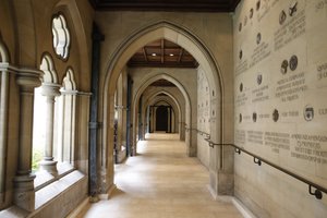 The American cathedral of the Holy Trinity, Paris. Cloister, Paris, France