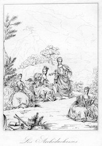 The Archduchesses, c17th century by Unbekannt
