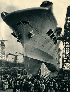The Ark is Launched on Merseyside, 13th April, 1937, 1942