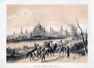 The Army of Vassily Before Moscow, 19th century by Unbekannt