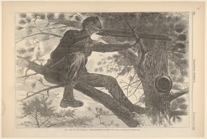 The Army of the Potomac - A Sharp-Shooter on Picket Duty by Unbekannt