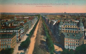 The Avenue des Champs-Elysées, Paris