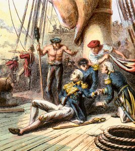 The Battle of Trafalgar, 1805