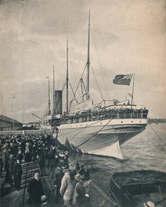 The Braemar Castle off to the Cape, with Troops
