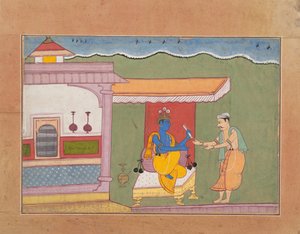 The Brahmin Delivers Rukmini