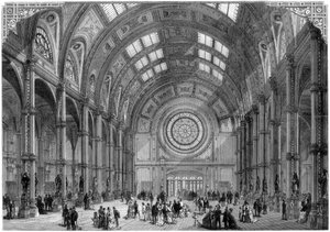 The Central Hall, Alexandra Palace, London, 1875