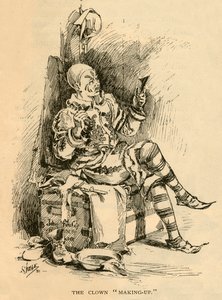 The Clown Making-Up