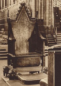 The Coronation Chair and the Stone of Scone, 1937