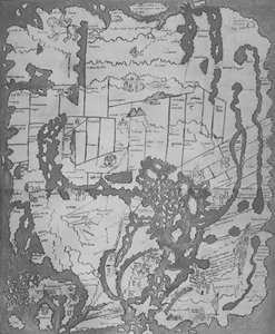 The Cottoniana or Anglo-Saxon Map MS Tib. BV