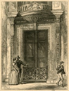 The Door of Saddlers Hall