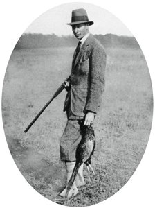 The Duke of York at a shooting party in 1922, 1937