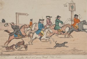The Easter Hunt at Epping Forest, Plate Second by Unbekannt