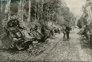 The Effect of British Shell Fire, 1919 by Unbekannt