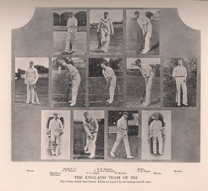The England cricket team of 1912