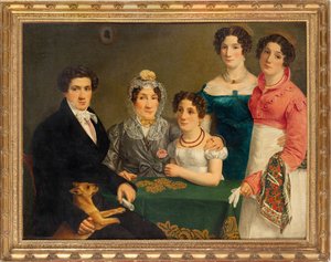 The Family of the composer Vincenzo Bellini, First quarter of 19th century by Unbekannt
