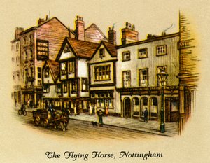 The Flying Horse, Nottingham, 1936 by Unbekannt