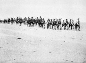 The French Foreign Legion on manoeuvres, Boudenib, Morocco