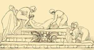 The Funeral of Hector by Unbekannt