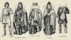 The Gallery of British Costume: How The People Dressed in Anglo-Saxon Times by Unbekannt