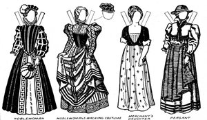 The Gallery of Costume: Dresses Worn in the Days When Queen Mary Reigned