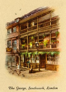 The George, Southwark, London by Unbekannt