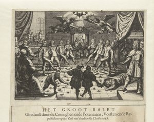 The Great European War Ballet, c. 1643 by Unbekannt