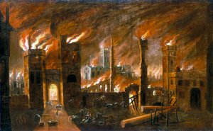 The Great Fire of London, 1666