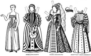 The Great Gallery of Costume: Varied Dresses Worn in the Days of Elizabeth