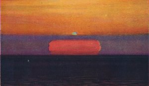The Green Flash at Sunset, Rarest Prismatic Colour Refracted by the Atmosphere by Unbekannt