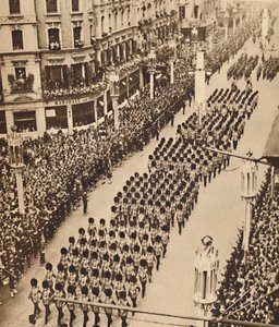 The Guards in Oxford Street, May 12 1937