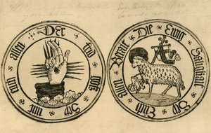 The Hand of God and Agnus Dei by Unbekannt