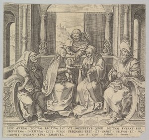 The Holy Kindred, Virgin and Child with Joseph, Anne and Two Male Saints by Unbekannt