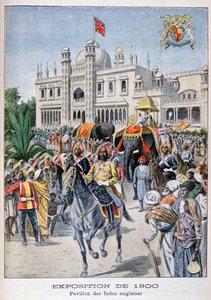 The Indian Pavilion at the Universal Exhibition of 1900, Paris