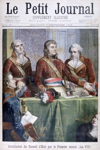 The Installation of the Council of State by the First Consul Napoleon by Unbekannt