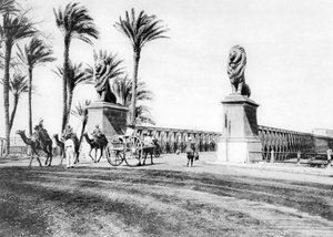 The Kasr-El-Nile Bridge, Cairo, Egypt, c. 1920s by Unbekannt