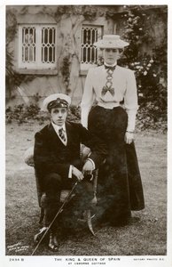 The King and Queen of Spain at Osborne Cottage, Isle of Wight